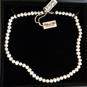 Belle de Mer Real Pearl 18" Necklace 14K Gold